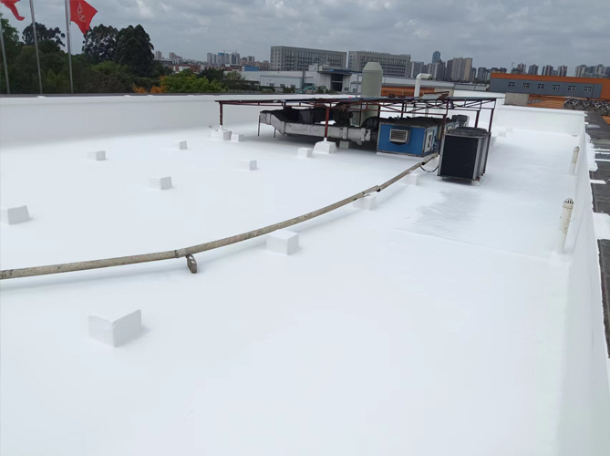 同仁堂藥業(yè)質檢樓、宿舍樓屋頂防水施工
